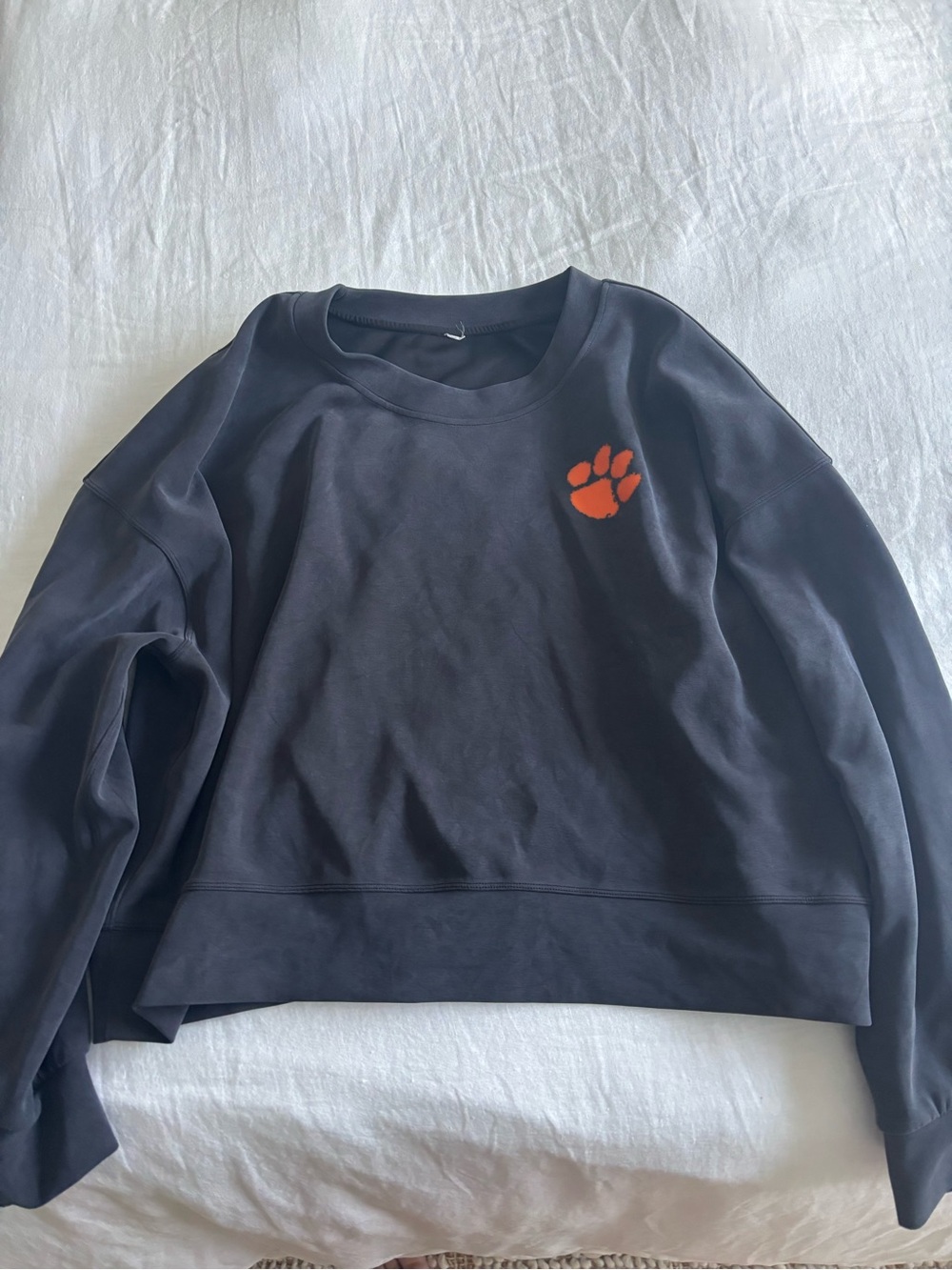 Lululemon Clemson Tigers Softstreme Pullover, Size 12